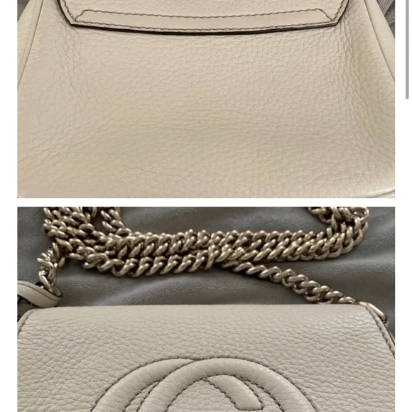Gucci Beige Soho Leather Crossbody Bag - Picture 2 of 6
